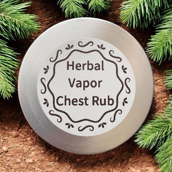 Herbal Vapor Chest Rub with Mullein, Peppermint, Eucalyptus Balm - Picture 5 of 10